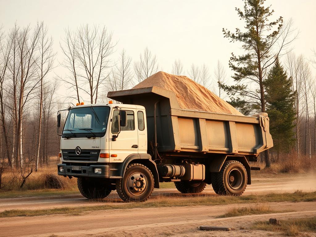 Песок мытый, выезд на дачный участок